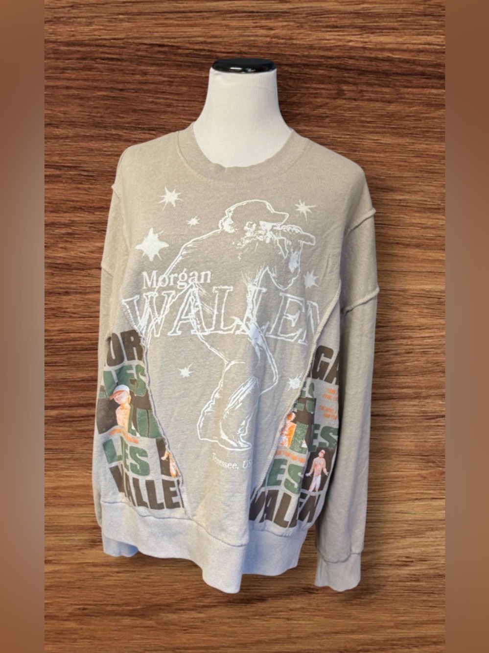 EUC Morgan Wallen Graphic Sweatshirt Size L